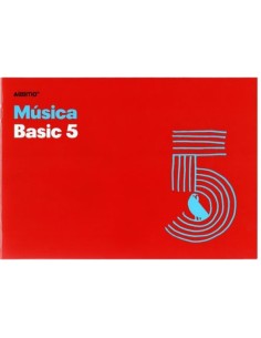 Cuaderno 4º musica basic 5 pentagramas de 16mm por pagina 20 hojas